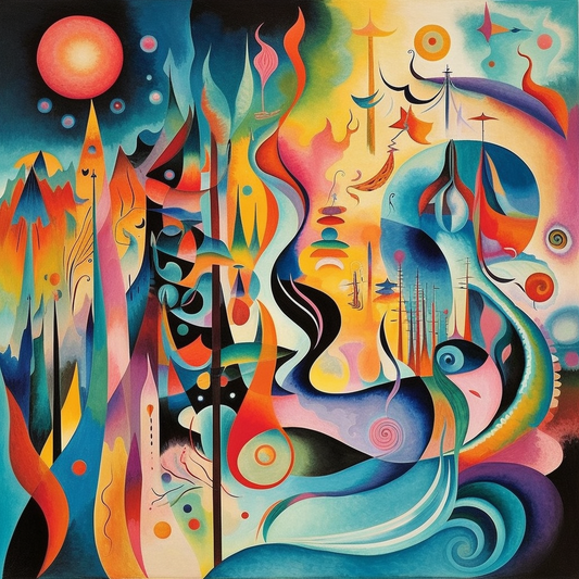 The artist who sees through the physical world