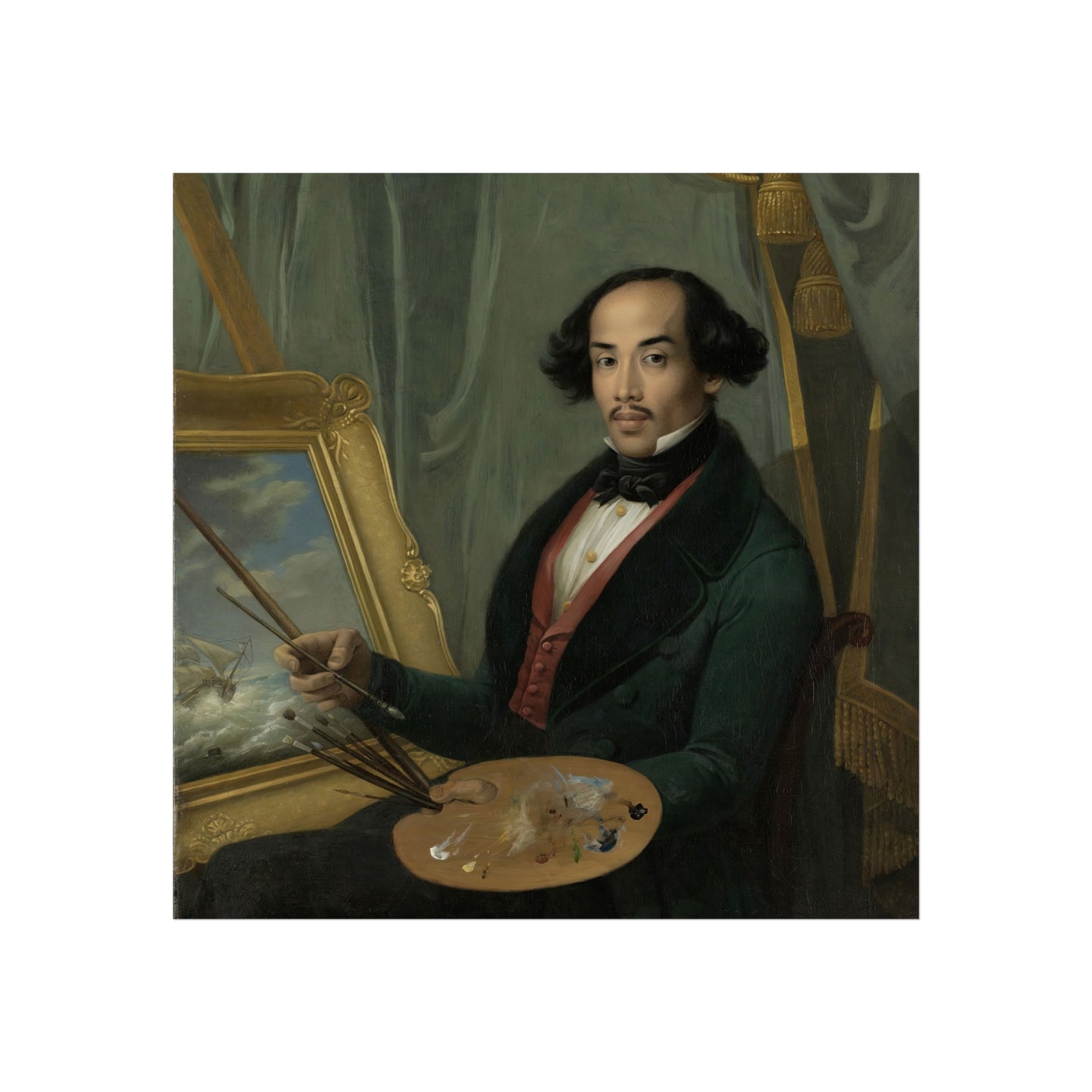 Portrait of the Painter Raden Syarif Bustaman Saleh