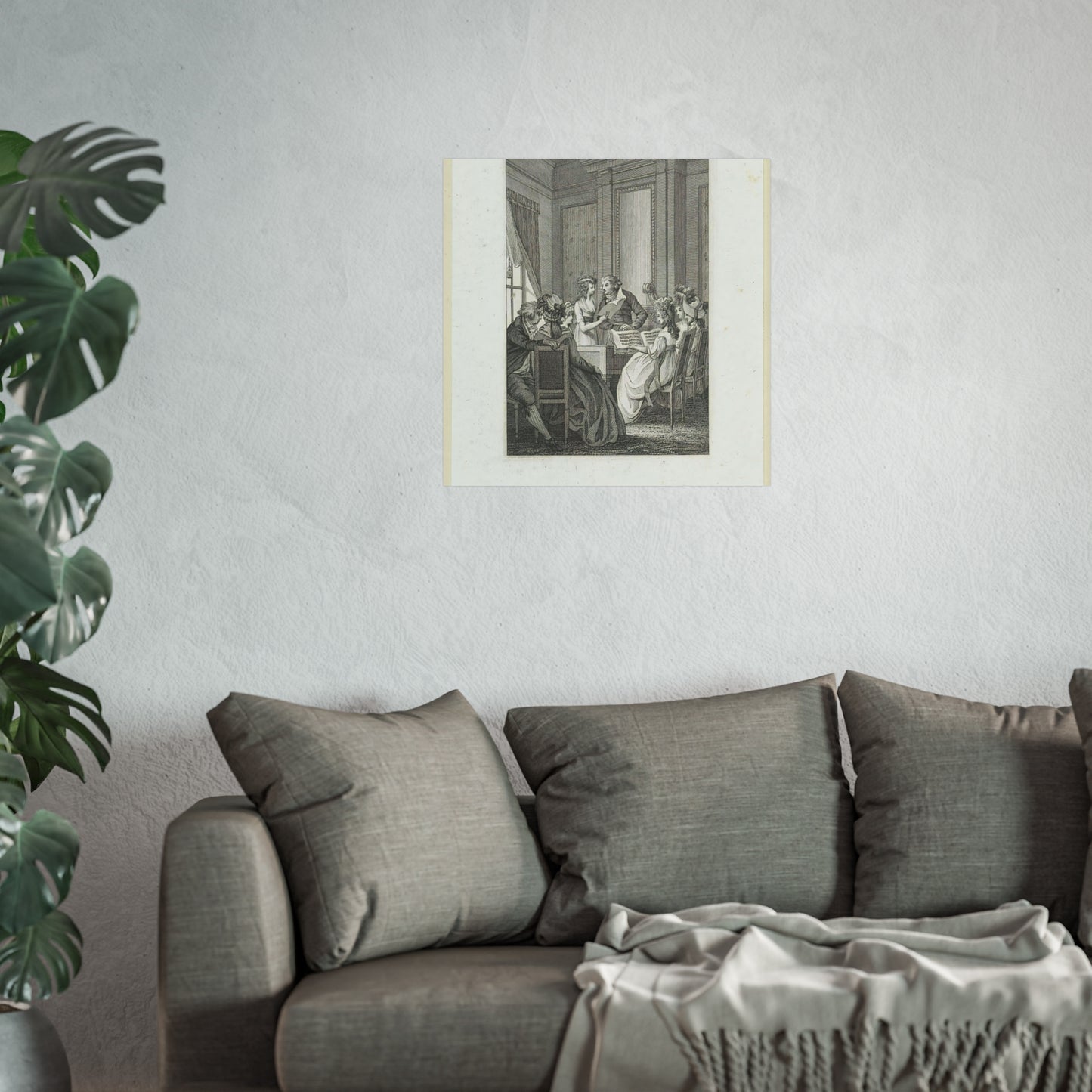 Musical Gathering in an Interior