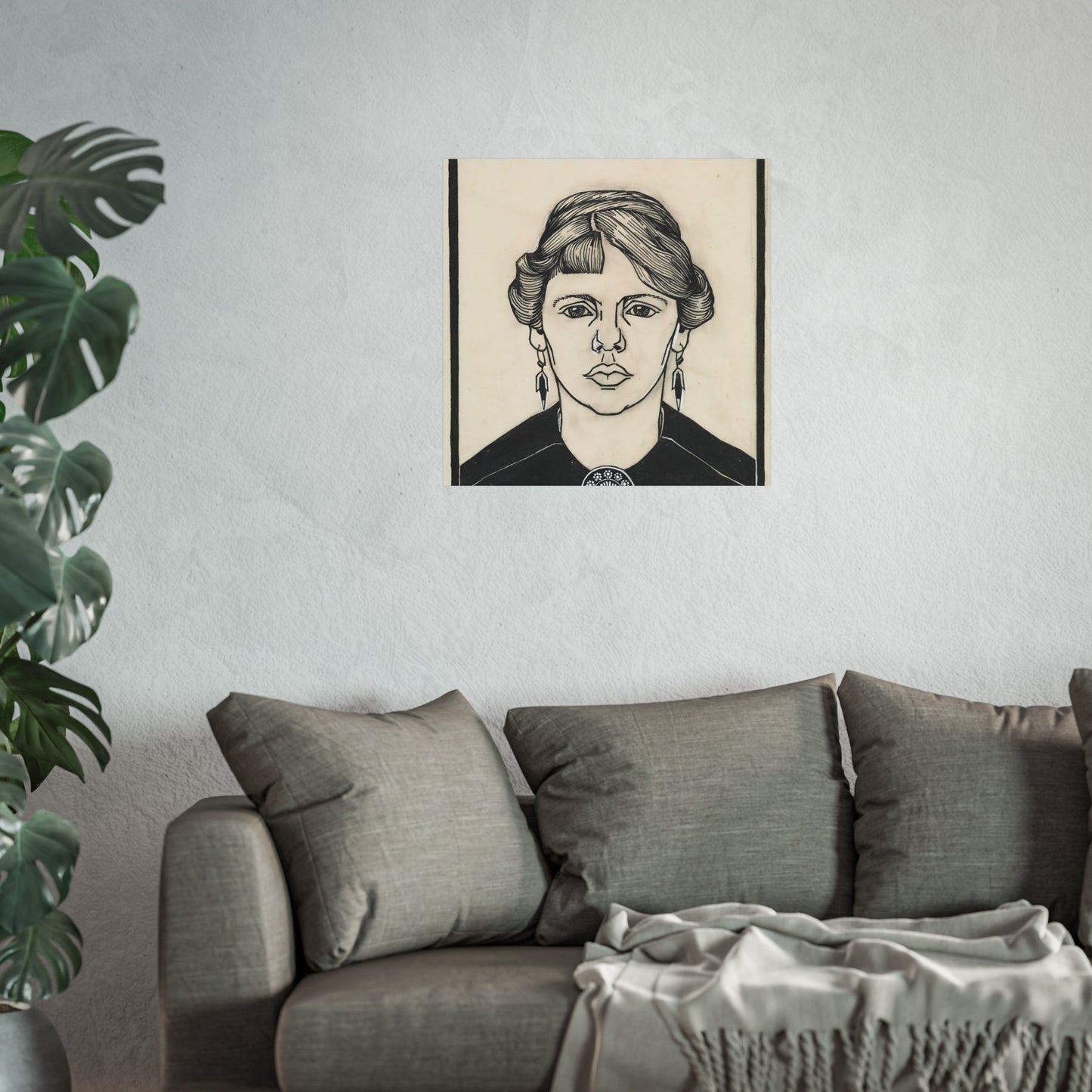 Portrait of a Woman, Frontal View