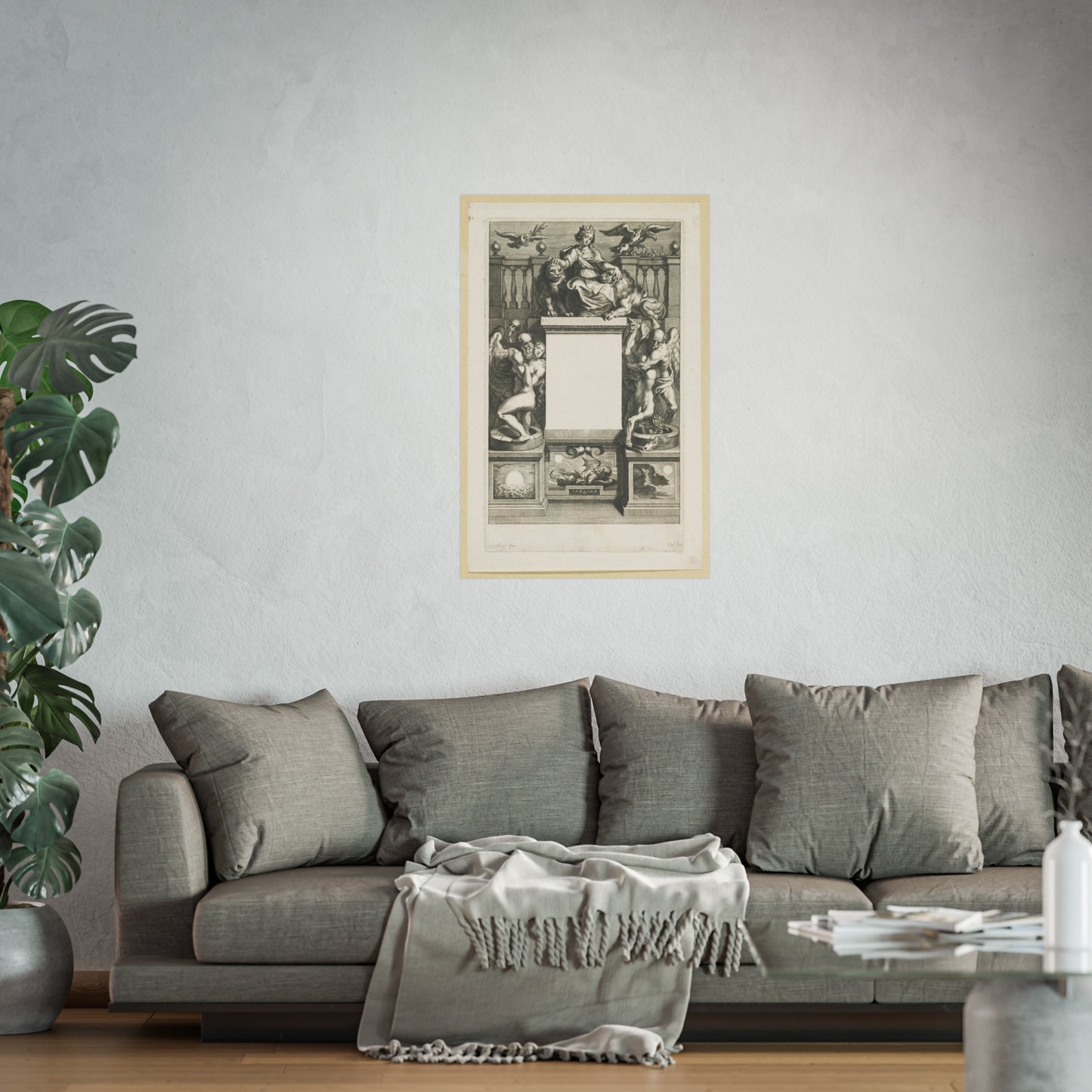 Allegorical Depiction of Maria de' Medici and Her Relationship with Her Son Louis XIII