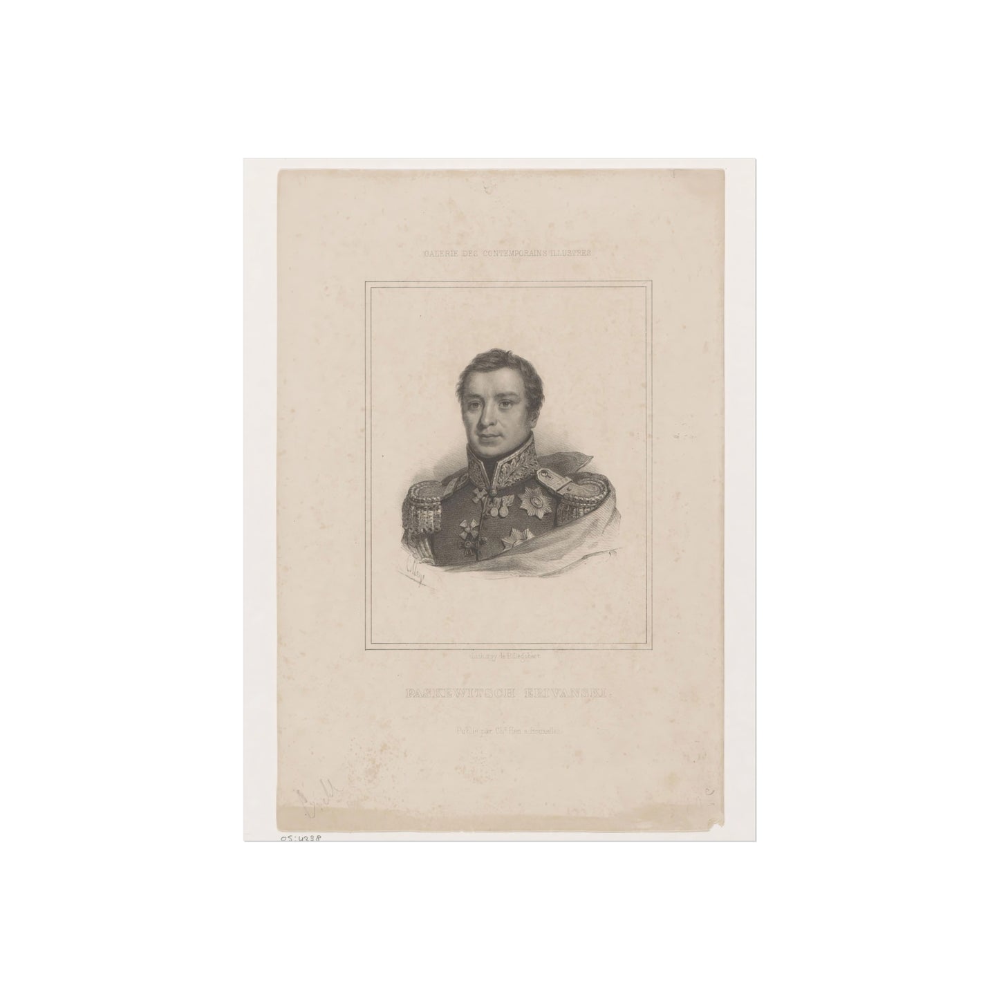 Portrait of Ivan Paskevitsj