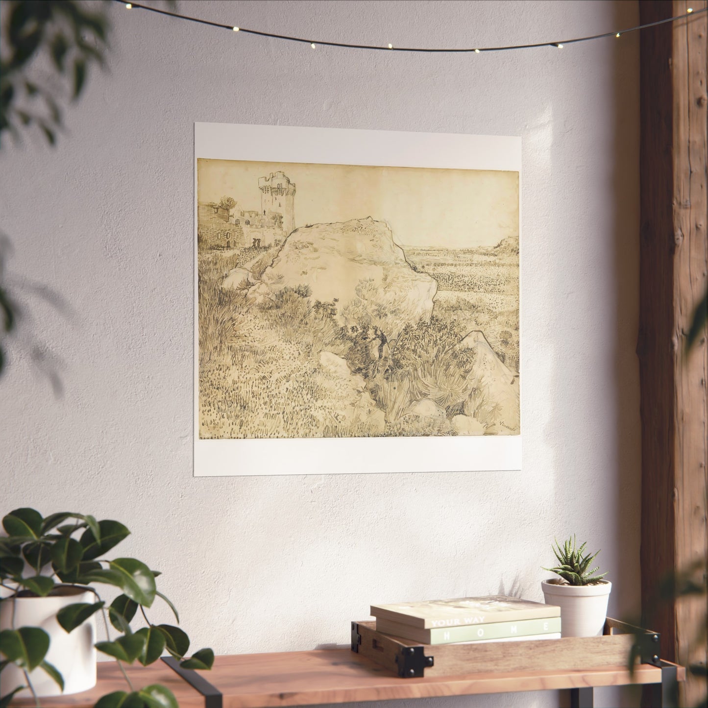 Landscape near the Abbey of Montmajour in Arles