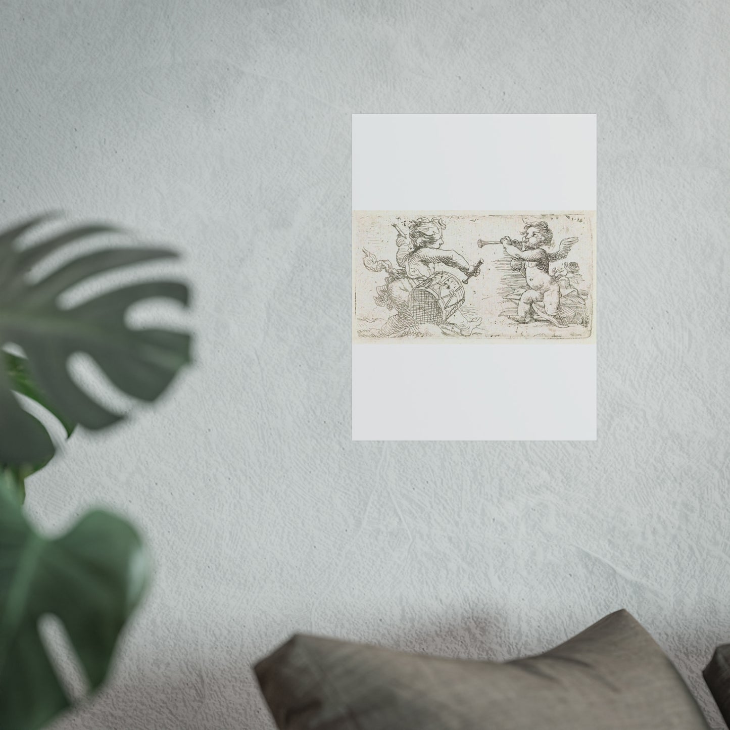 Two Music-Making Cherubs