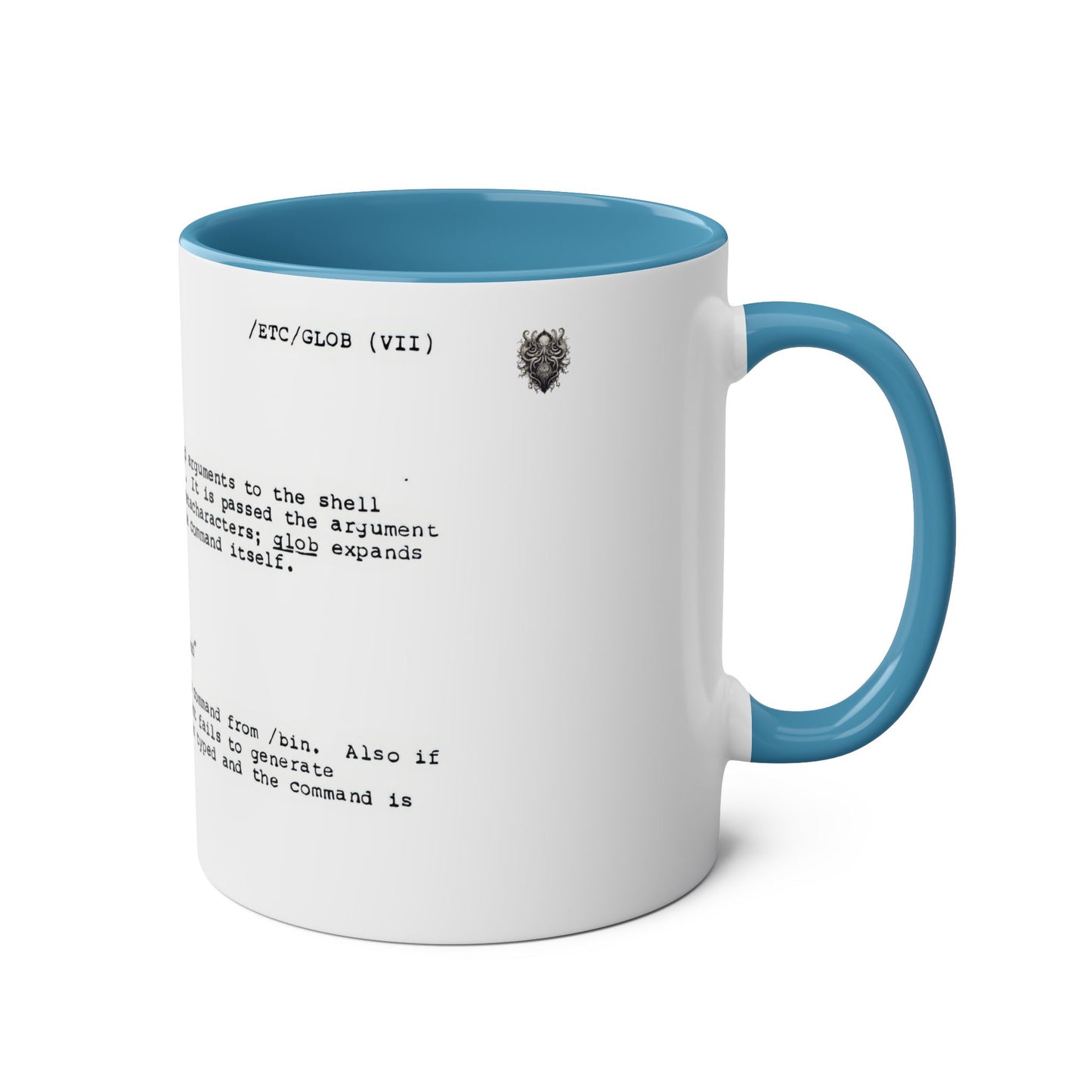 Unix 1971: glob command mug