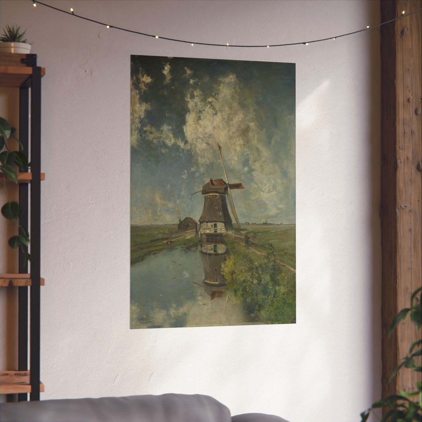 A Windmill on a Polder Waterway, Known as 'In the Month of July'