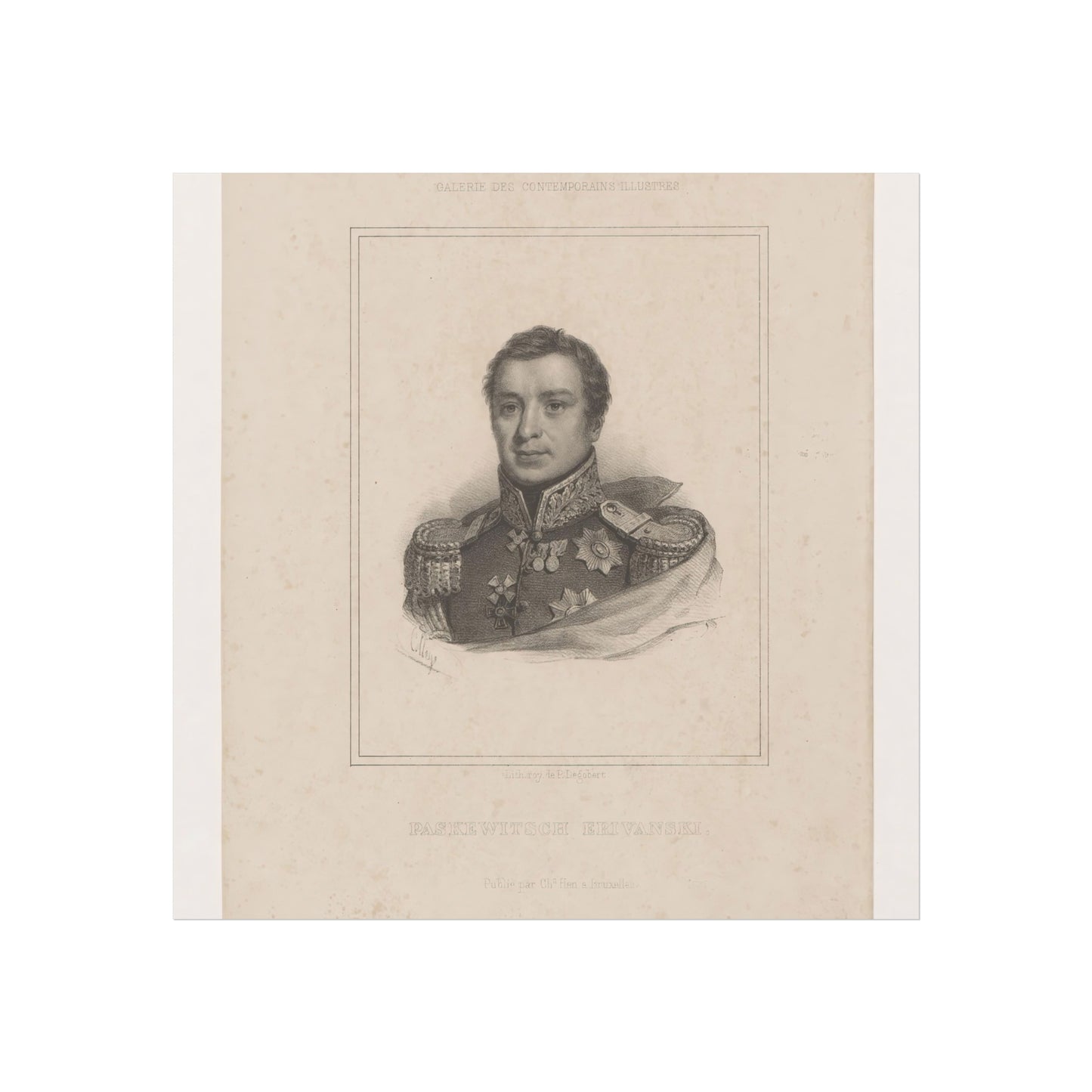 Portrait of Ivan Paskevitsj