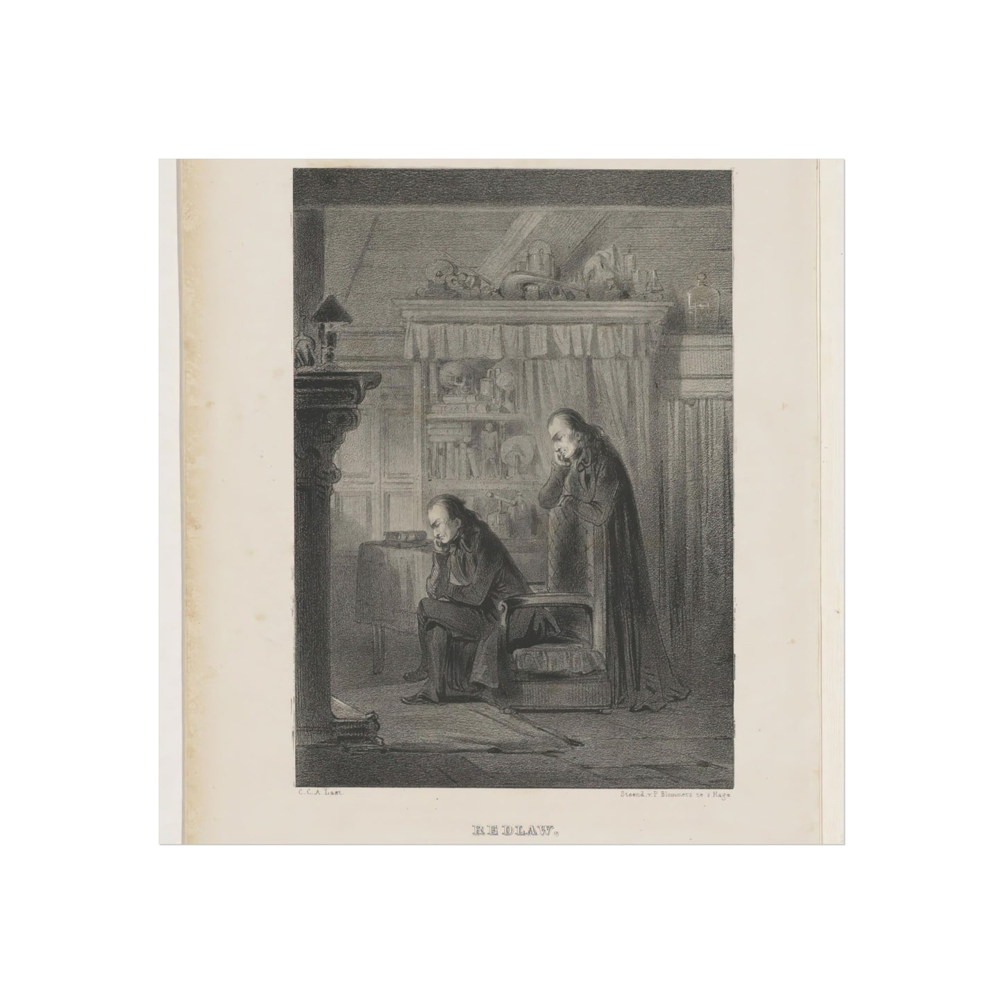 Redlaw by the Fireplace