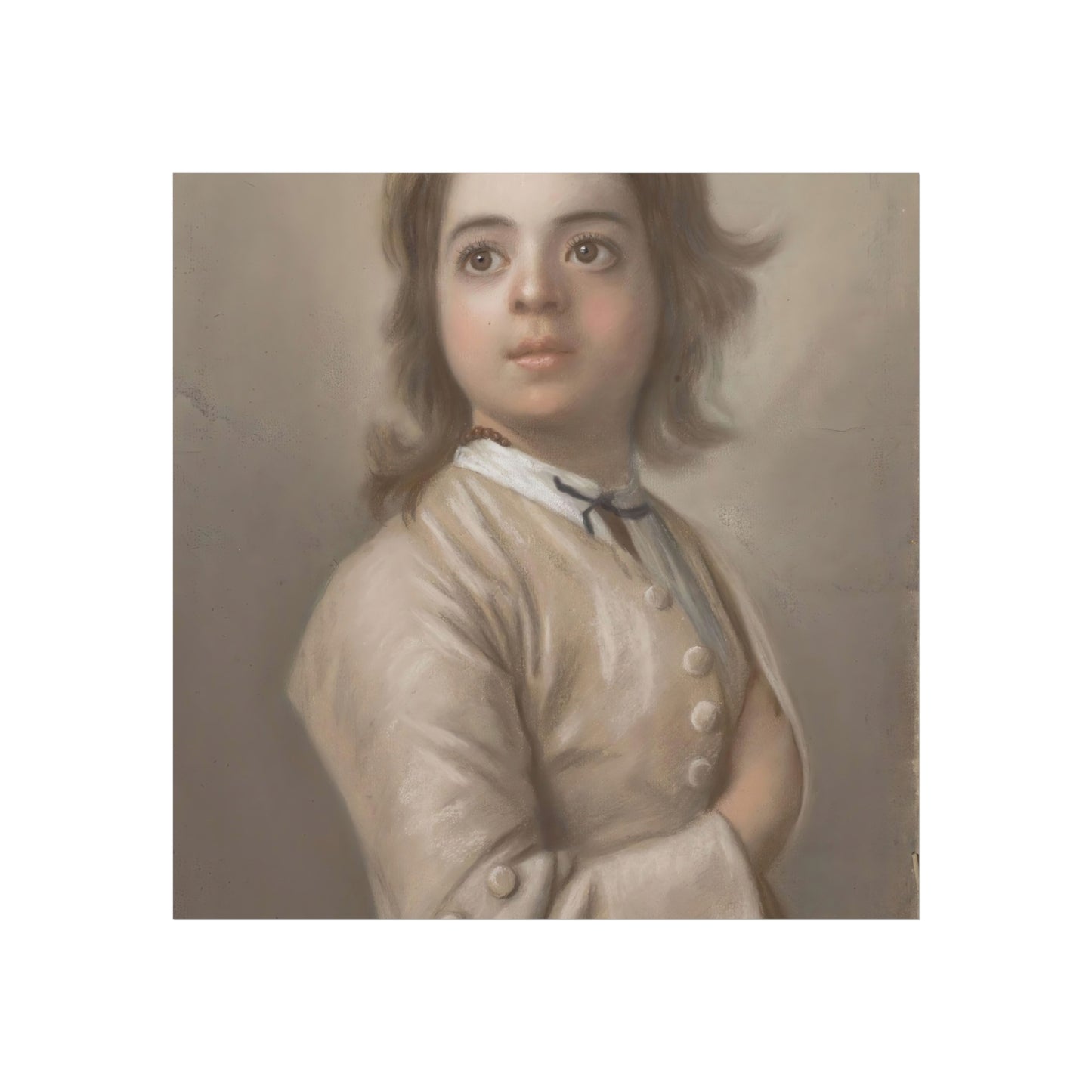 Study of a Boy from the Waist Up