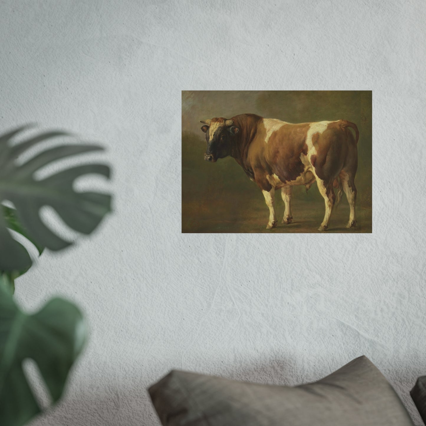 Study of a Bull, Standing to the Left