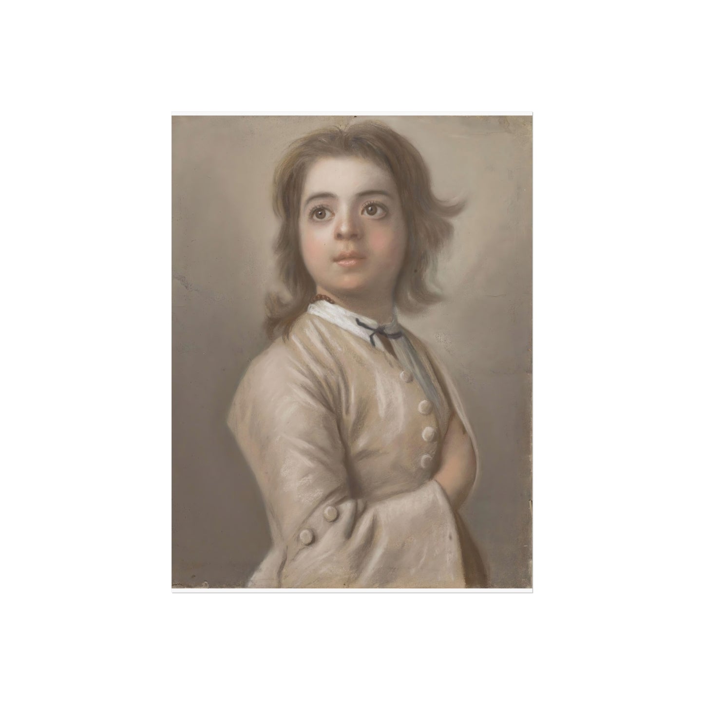 Study of a Boy from the Waist Up