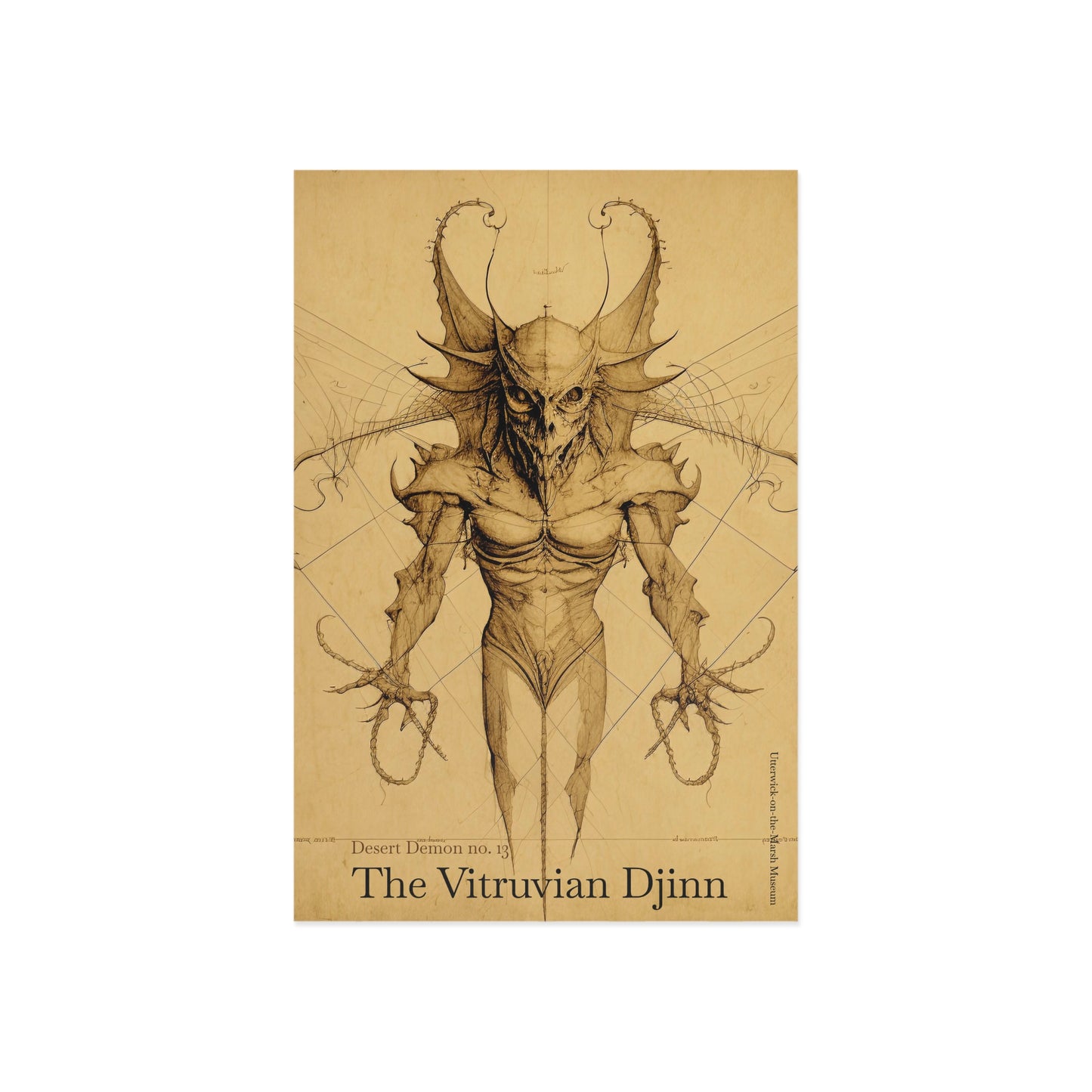 Desert Demon no. 13: The Vitruvian Djinn