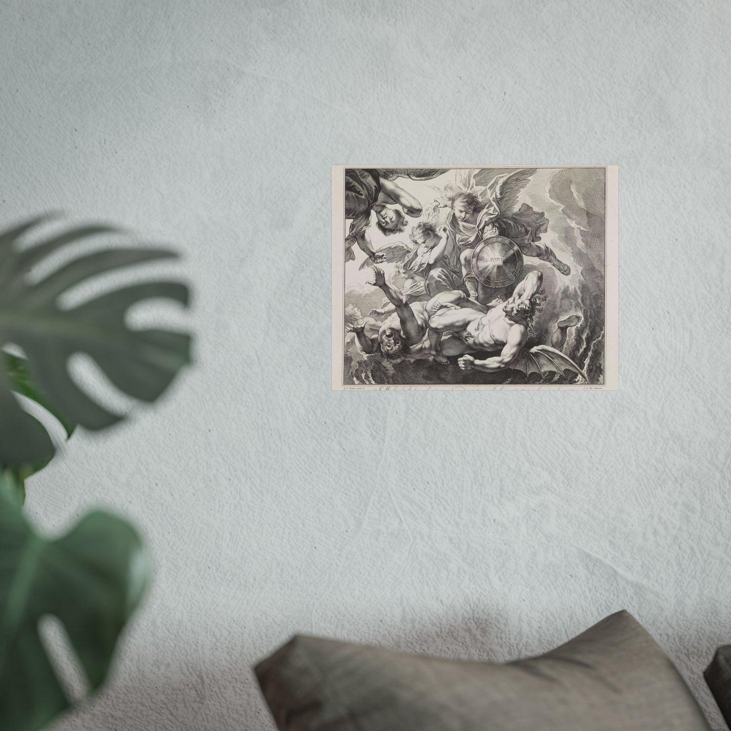 Michael Battles Against Devils