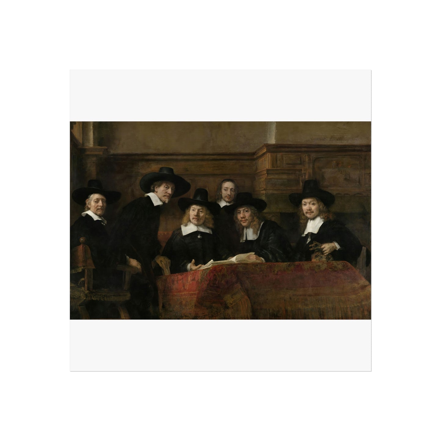 The Sampling Officials of the Amsterdam Drapers’ Guild, Known as ‘The Syndics’