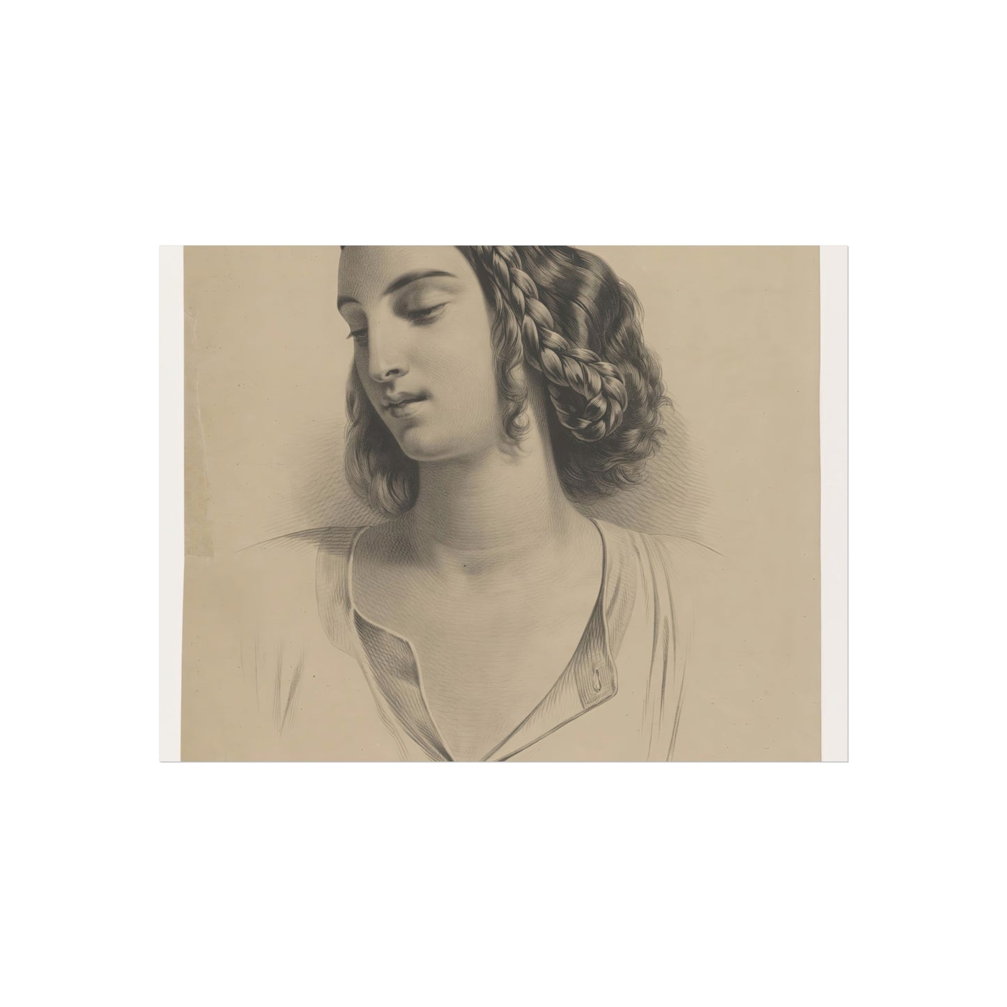 Portrait of Actress Mademoiselle Rachel (Élisabeth Rachel Félix)