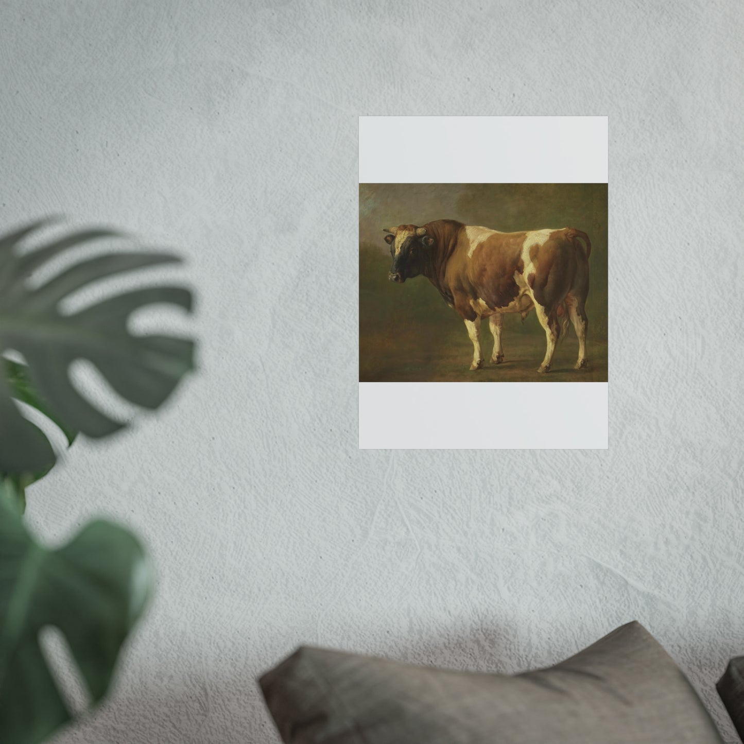 Study of a Bull, Standing to the Left