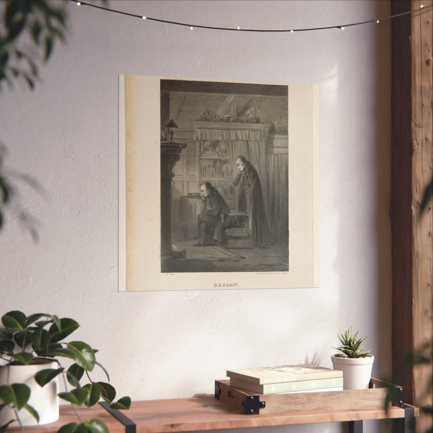 Redlaw by the Fireplace