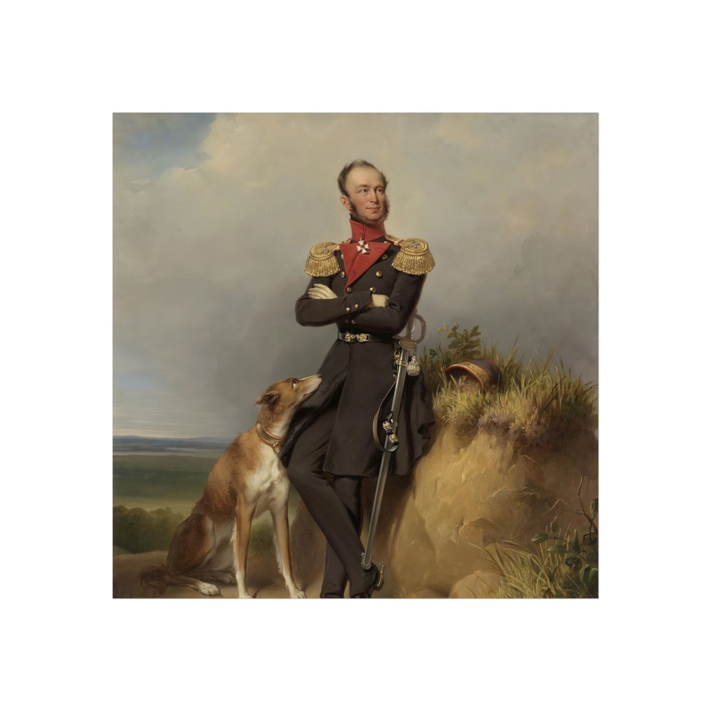 Portrait of William II, King of the Netherlands