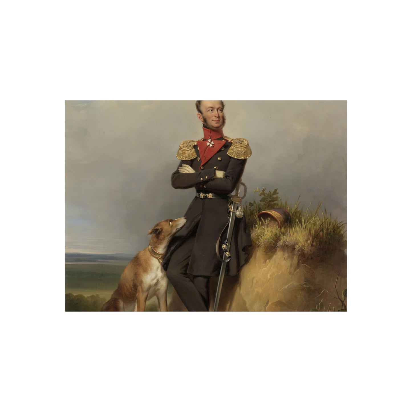 Portrait of William II, King of the Netherlands