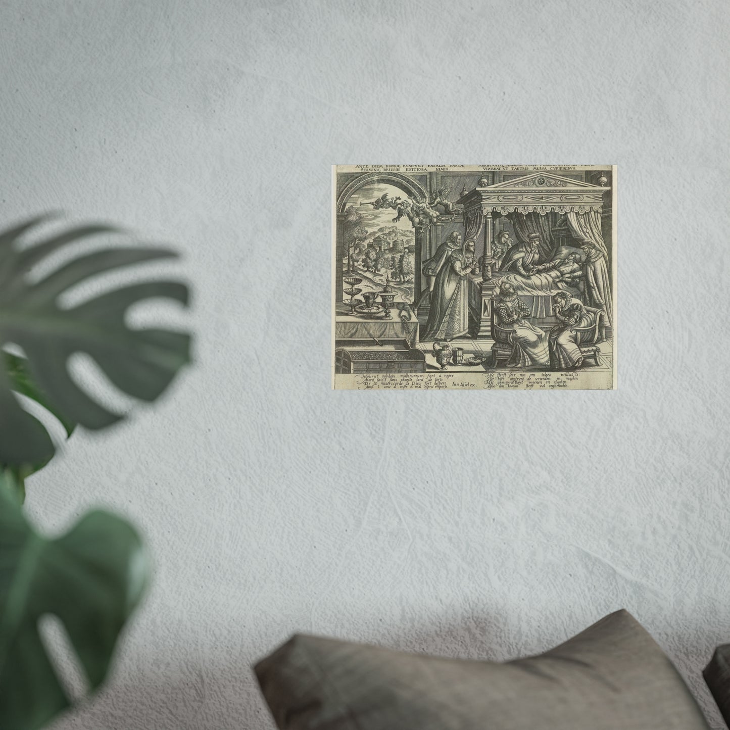 Deathbed of the Wealthy Man