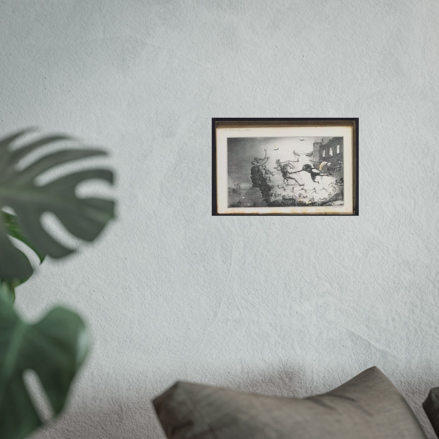 Satirical Cartoon in Leiden Student Almanac, 1843