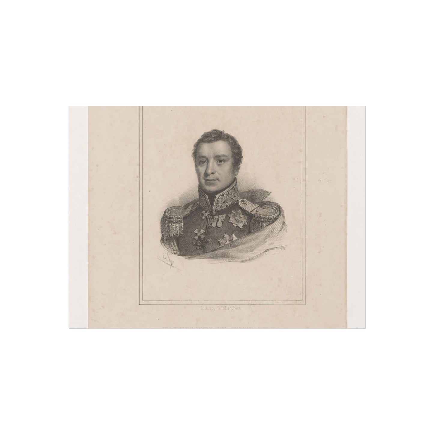 Portrait of Ivan Paskevitsj