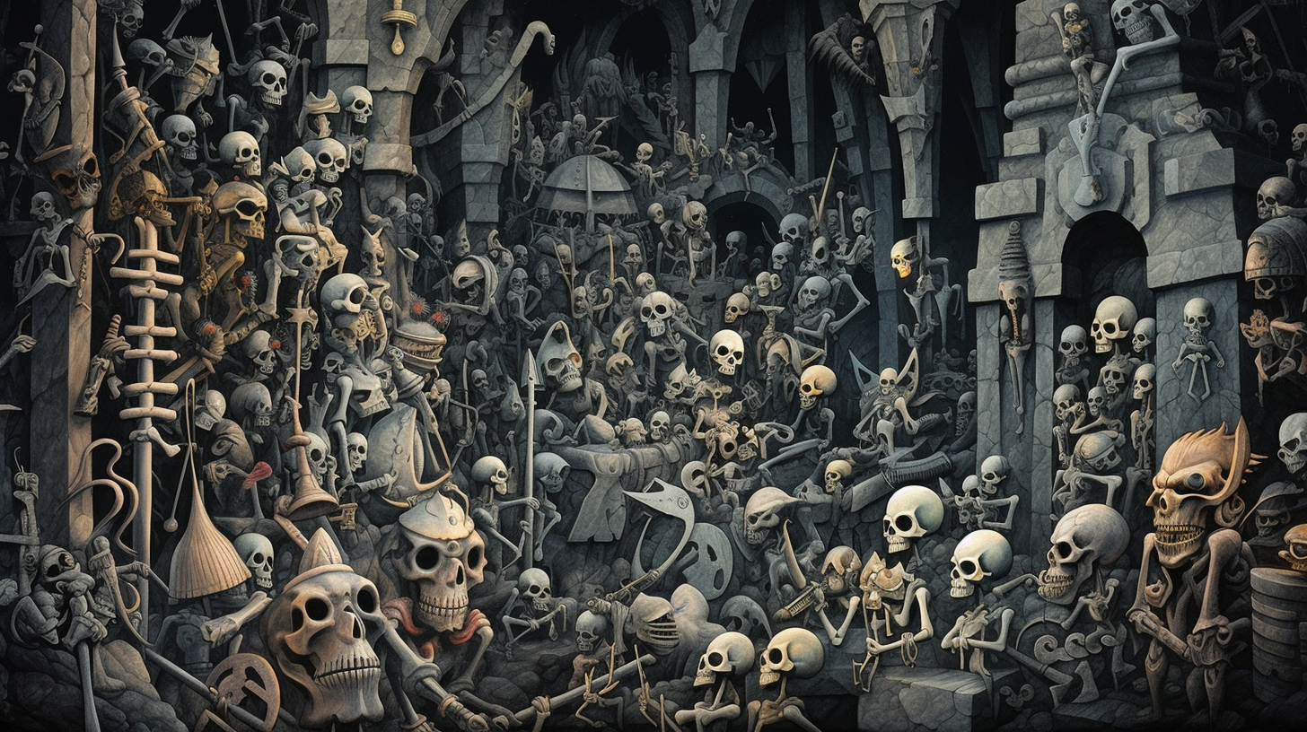 Gothic Skulls & Skeletons