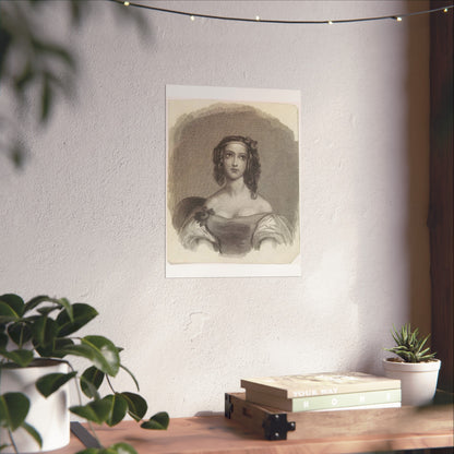 Portrait of a Young Woman with Flowers in Her Hair