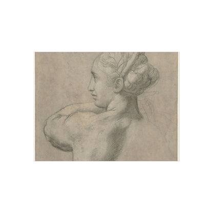 Study of the Head and Left Shoulder of a Woman