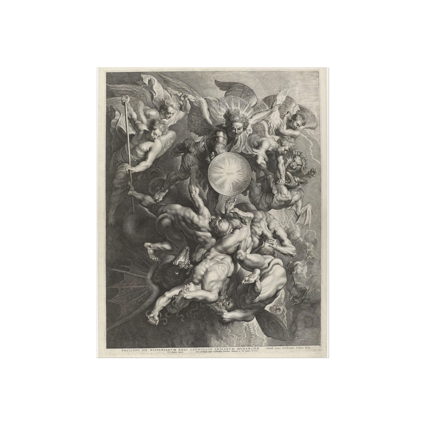 The Archangel Michael Battling the Rebel Angels