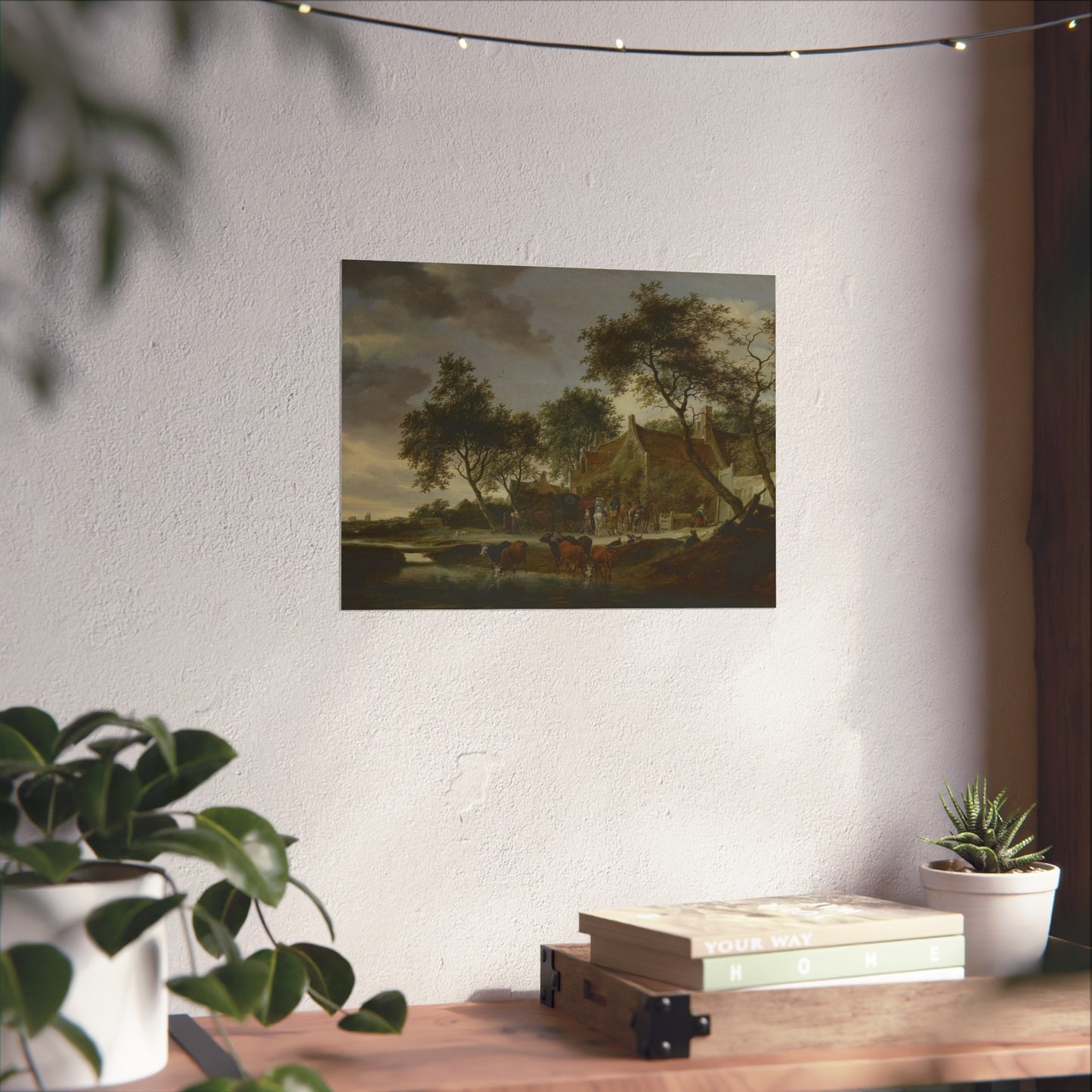 Landscape with Travelers at an Inn near a Watering Place