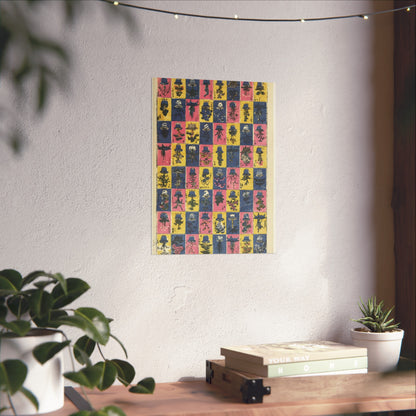 Vibrant Grid of Potted Plants and Floral Arrangements