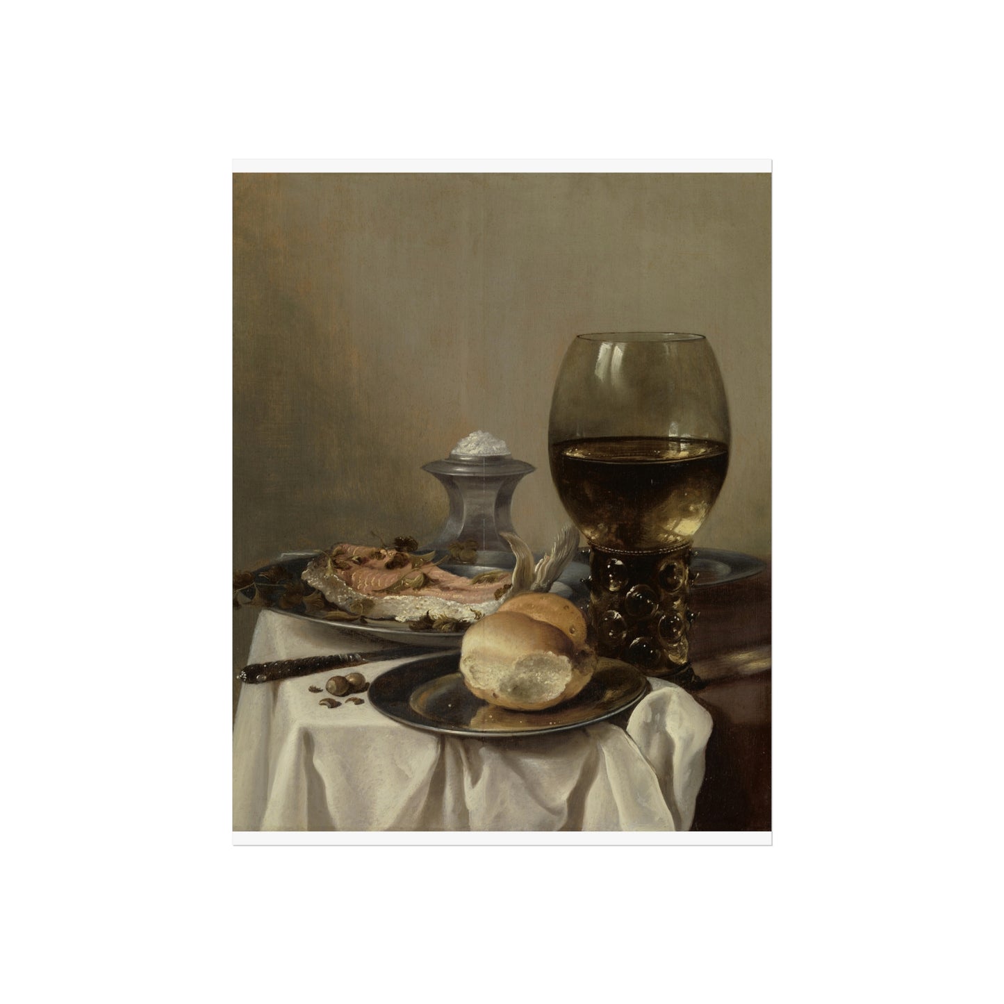 Still Life with Bread and Fish