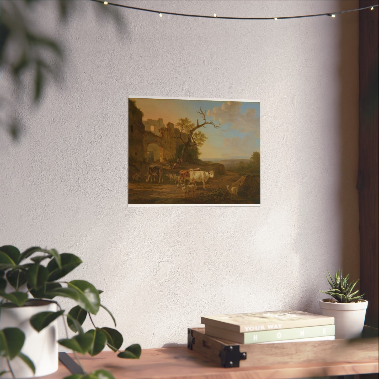 Landscape with Cows near a Ruin