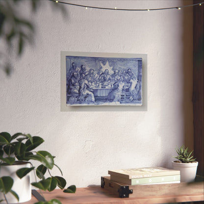 Delftware Plaque Depicting The Last Supper