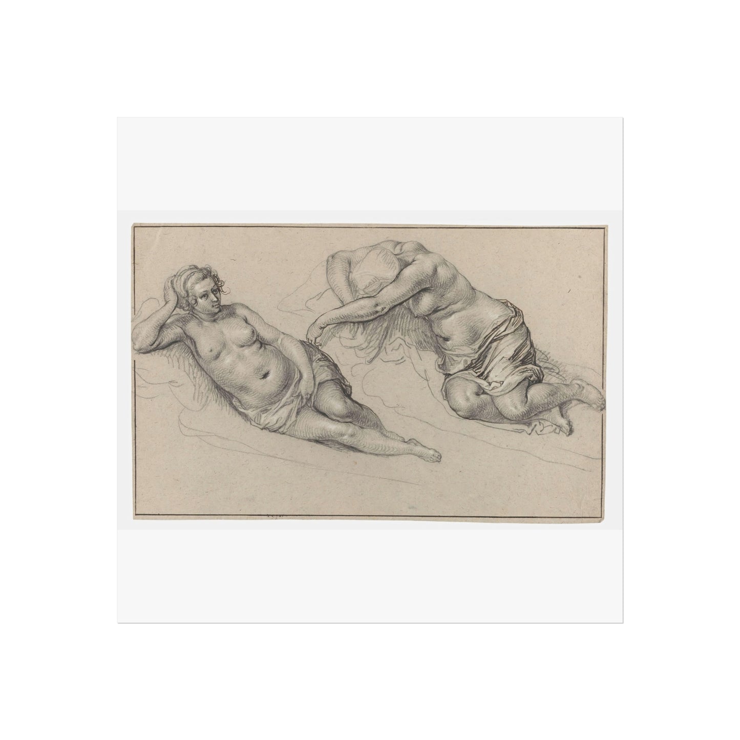 Two Studies of a Nude Woman