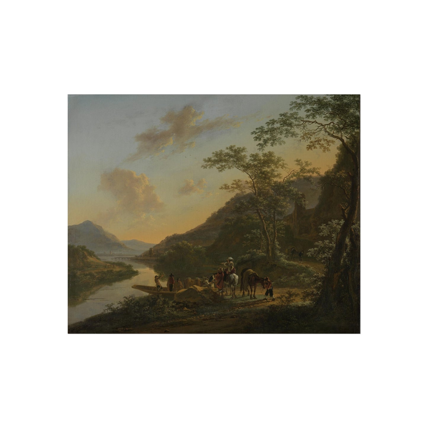 Italian Landscape with Ferry