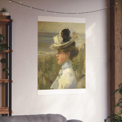 Young Woman, Gazing at the Sea