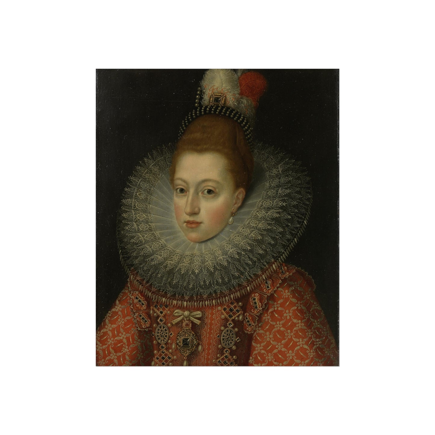 Portrait of Margaret of Austria (1584-1611), Queen of Spain