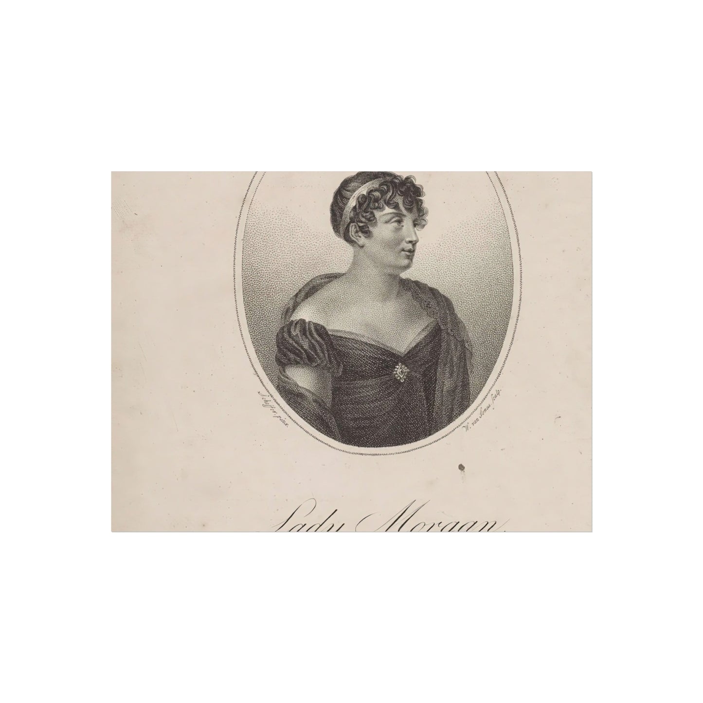 Portrait of Sydney, Lady Morgan