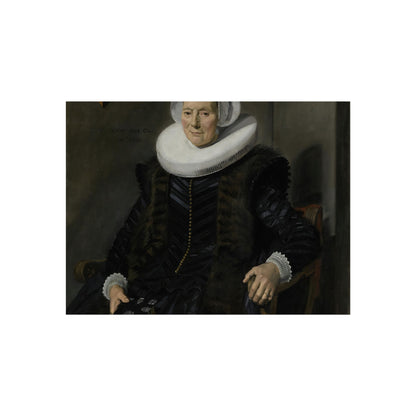 Portrait of Maritge Claesdr Vooght by Frans Hals