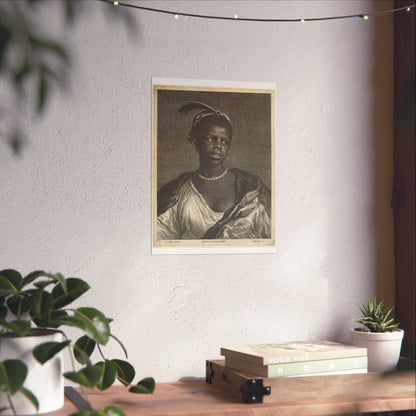 Portrait of a Black Woman with Pearl Necklace