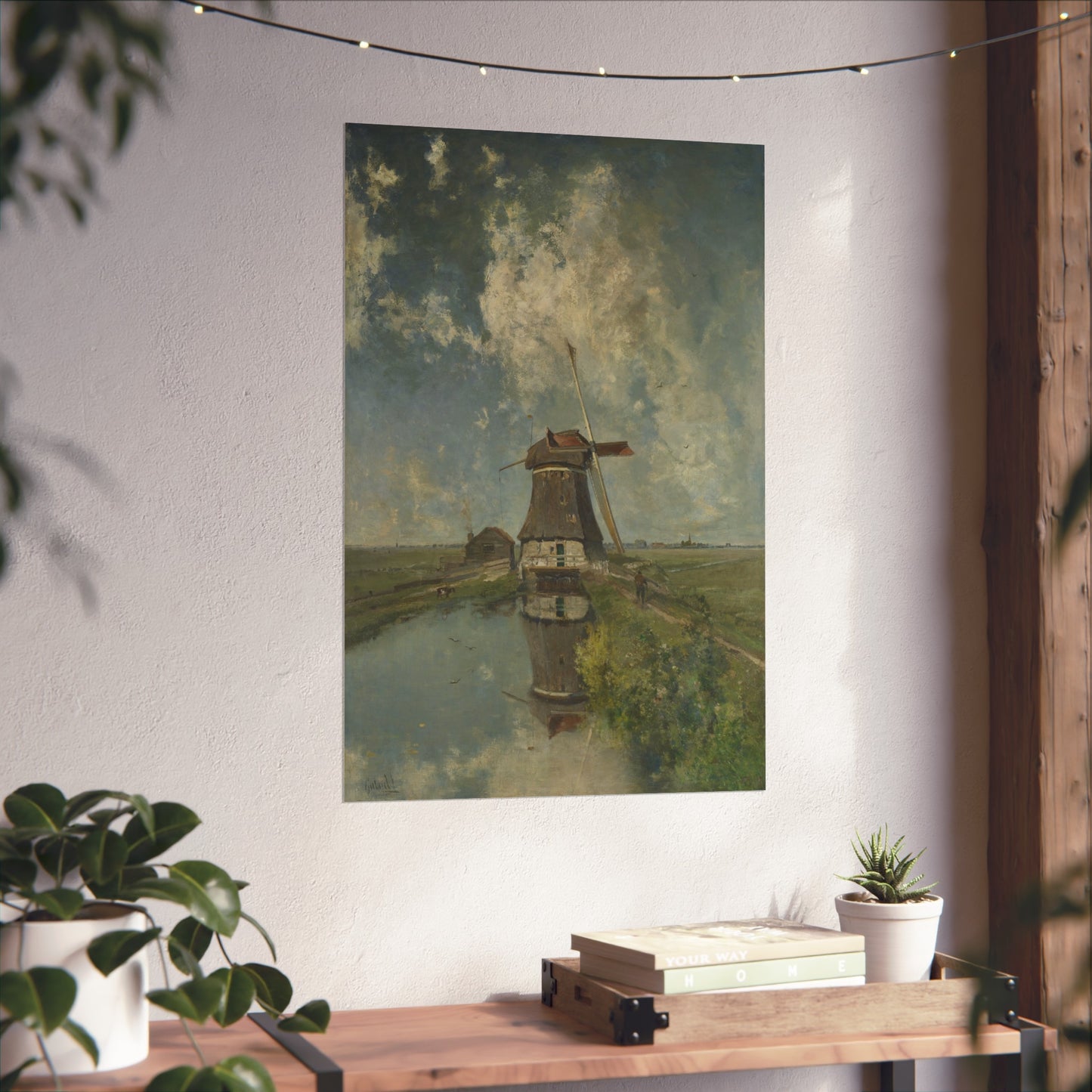 A Windmill on a Polder Waterway, Known as 'In the Month of July'