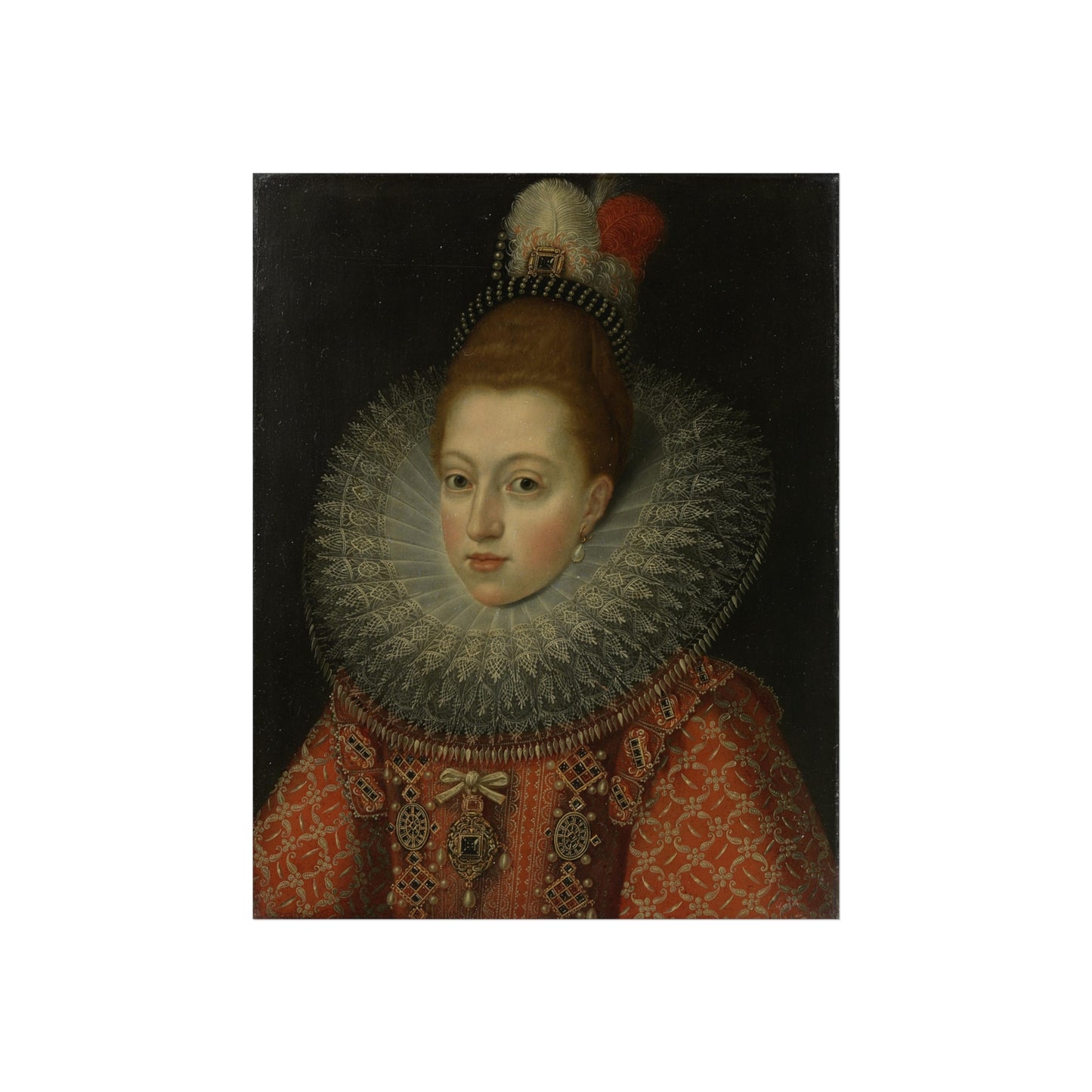 Portrait of Margaret of Austria (1584-1611), Queen of Spain