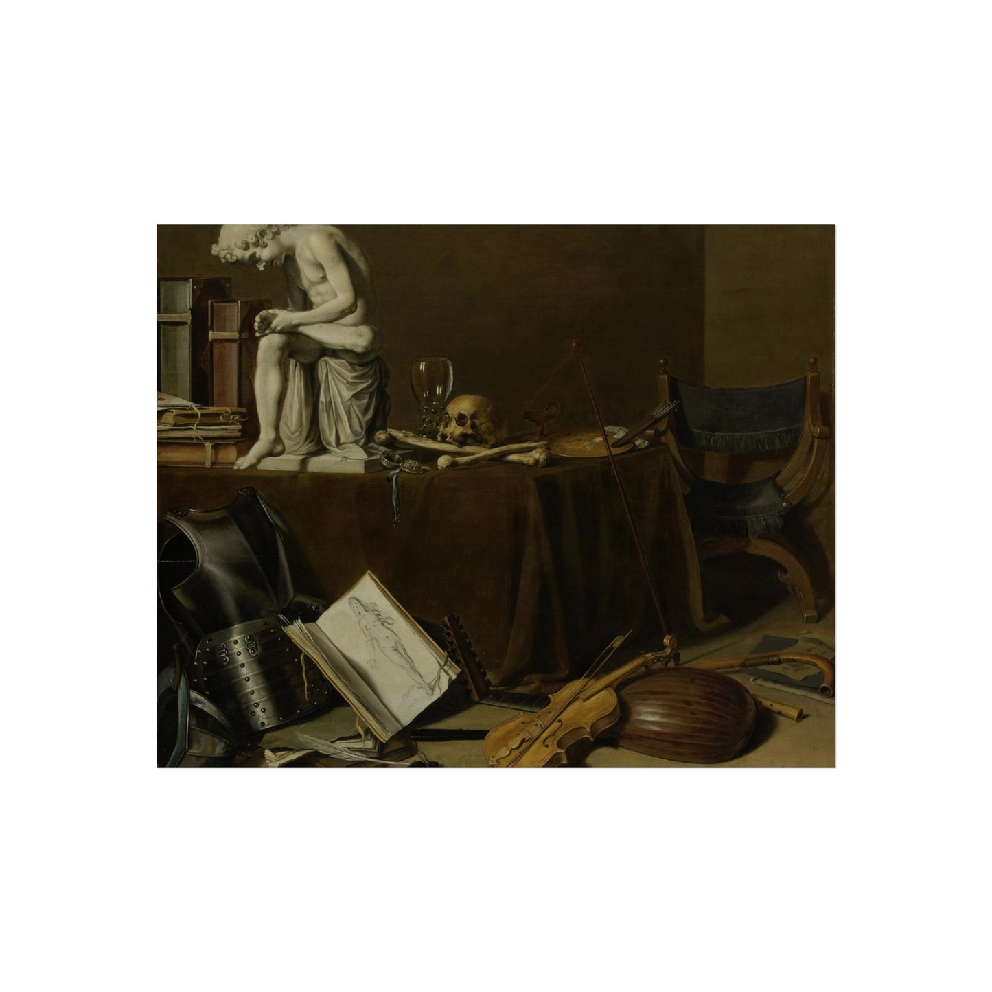 Vanitas Still Life with the Spinario