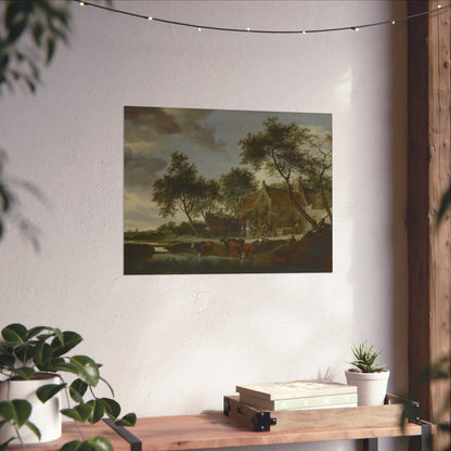 Landscape with Travelers at an Inn near a Watering Place