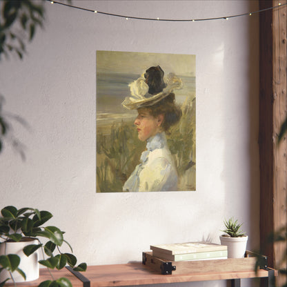 Young Woman, Gazing at the Sea