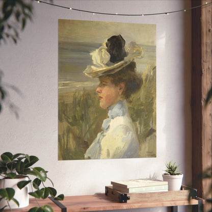 Young Woman, Gazing at the Sea