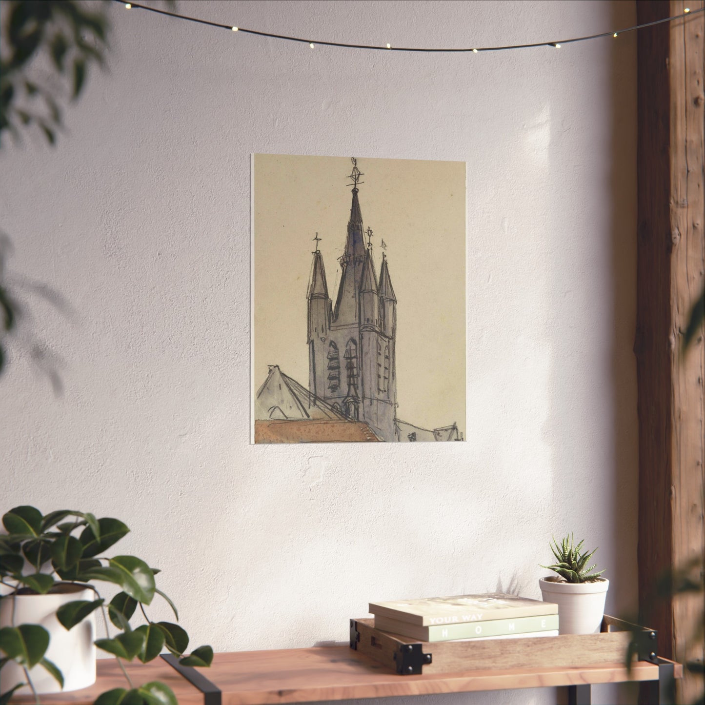 Tower of the Old Church in Delft