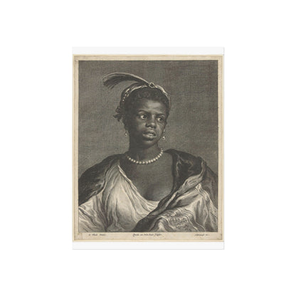 Portrait of a Black Woman with Pearl Necklace